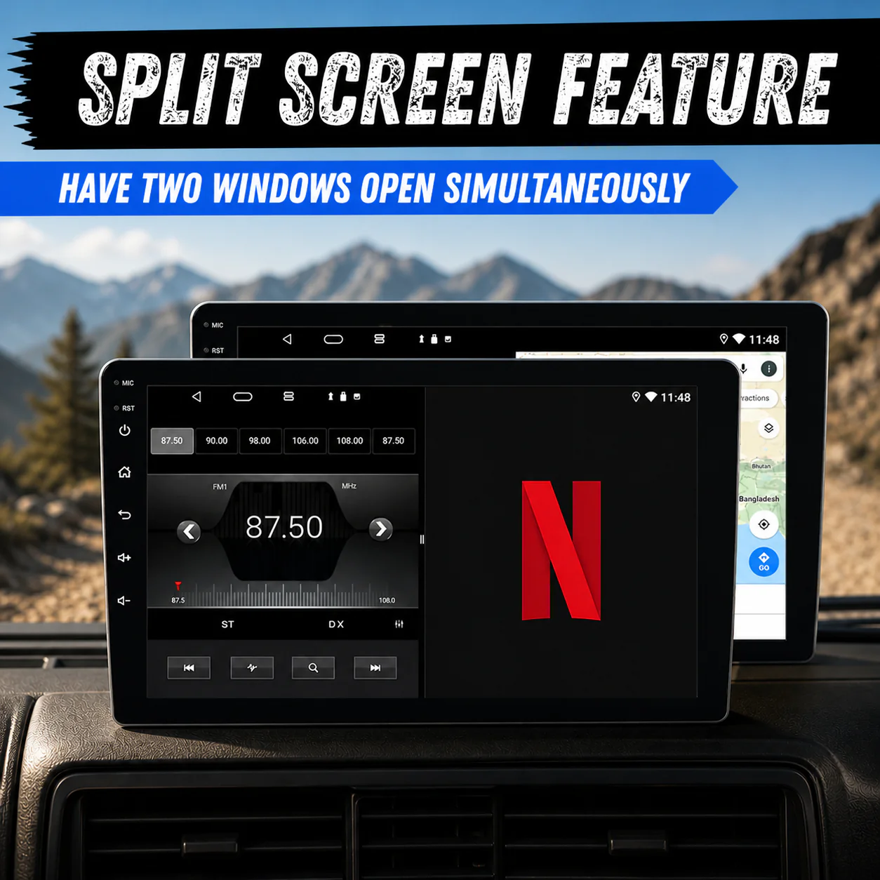 Volkswagen Crafter / Mercedes Sprinter W906 (2006-2016) Plug & Play Head Unit Upgrade Kit: Car Radio with Wireless & Wired Apple CarPlay & Android Auto - Image 11