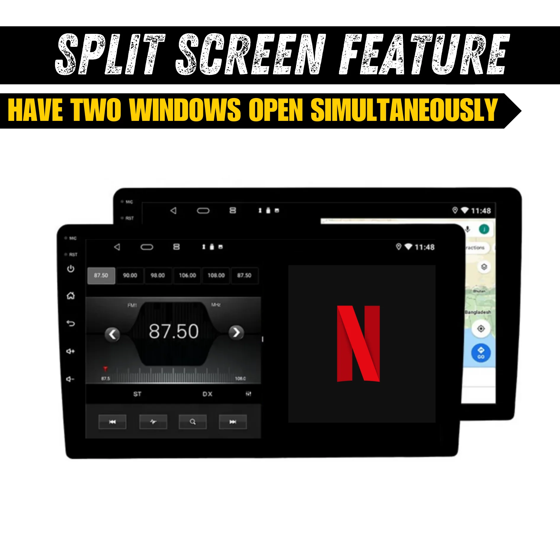 Toyota Camry SA/MEA (2015-2017) Plug & Play Head Unit Upgrade Kit: Car Radio with Wireless & Wired Apple CarPlay & Android Auto - Image 9